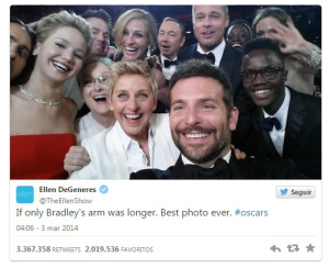 tweet ellen oscar